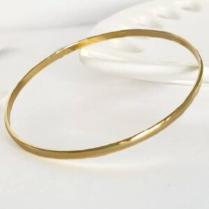 Pulseira Escrava Lisa Banhada a Ouro 18k Semijoias - Imagem 1